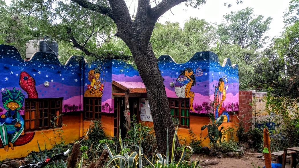 Hostel Eco Cultural Giramundo San Marcos Sierras Exteriör bild